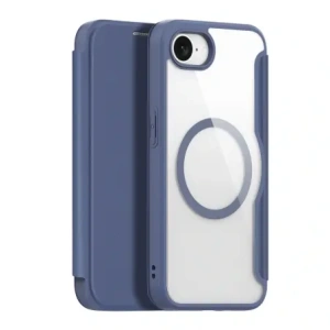 Etui z klapką Dux Ducis Skin X Pro z MagSafe na iPhone 16e niebieskie