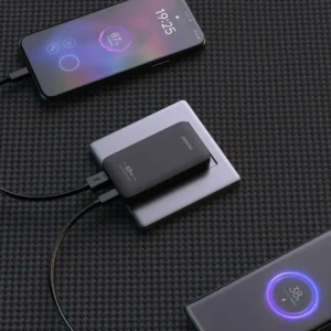 Ładowarka sieciowa podróżna GaN Dudao A65Q 65W USB-A / USB-C PD EU / US czarna
