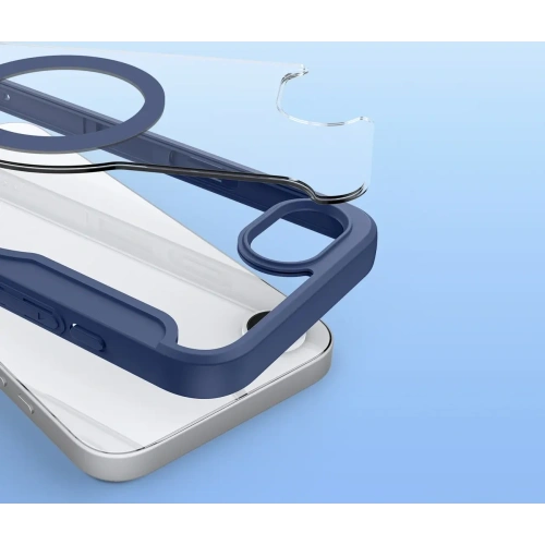 Etui z klapką Dux Ducis Skin X Pro z MagSafe na iPhone 16e niebieskie