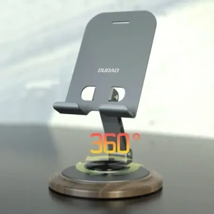 Podstawka do telefonu Dudao F17M 360° metalowa szara