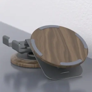 Podstawka do telefonu Dudao F17M 360° metalowa szara