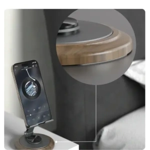 Podstawka do telefonu Dudao F17M 360° metalowa szara