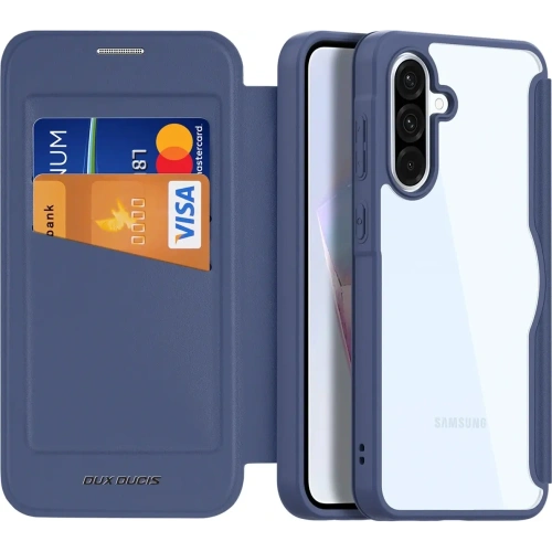 Etui z klapką Dux Ducis Skin X Pro do Samsung Galaxy A36 5G / A56 5G niebieskie