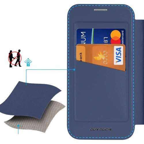Etui z klapką Dux Ducis Skin X Pro do Samsung Galaxy A36 5G / A56 5G niebieskie