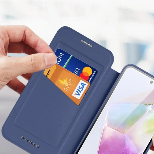 Etui z klapką Dux Ducis Skin X Pro do Samsung Galaxy A36 5G / A56 5G niebieskie
