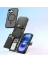 Etui z klapką Dux Ducis Lawa do Apple iPhone 16 czarne