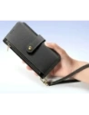 Etui z klapką Dux Ducis Lawa do Apple iPhone 16 czarne