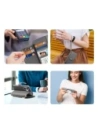 Etui z klapką Dux Ducis Lawa do Apple iPhone 16 z odłączanym portfelem magnetycznym szare