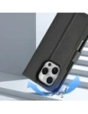Etui z klapką Dux Ducis Lawa do Apple iPhone 16 Pro czarne