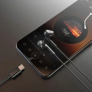 Słuchawki douszne Dudao X3C USB-C 1.2m czarne