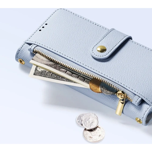 Etui z klapką Dux Ducis Lawa do Apple iPhone 15 niebieskie