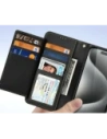 Etui z klapką Dux Ducis Lawa do Apple iPhone 15 Pro czarne