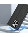 Etui z klapką Dux Ducis Lawa do Apple iPhone 15 Pro czarne