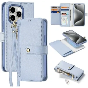 Etui z klapką Dux Ducis Lawa do Apple iPhone 15 Pro niebieskie