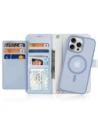 Etui z klapką Dux Ducis Lawa do Apple iPhone 15 Pro niebieskie