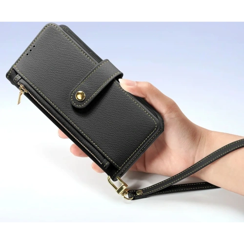 Etui z klapką Dux Ducis Lawa do Apple iPhone 15 Pro Max czarne