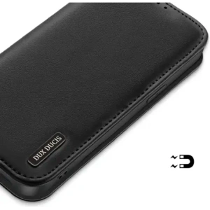 Etui z klapką Dux Ducis Hivo do Apple iPhone 16e czarne