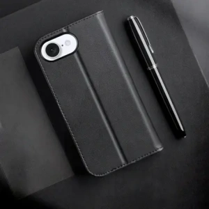Etui z klapką Dux Ducis Hivo do Apple iPhone 16e czarne