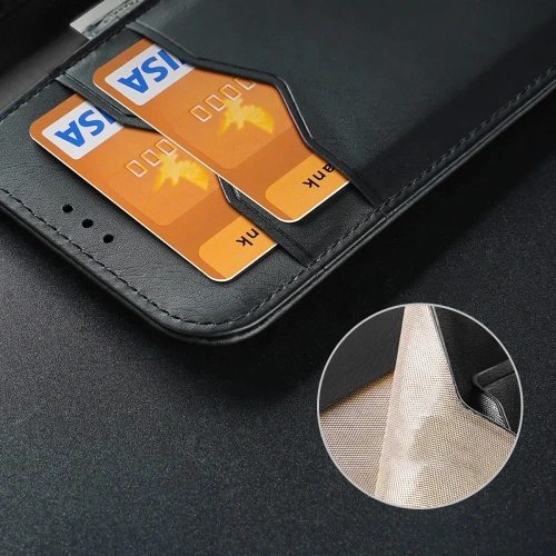 Etui z klapką Dux Ducis Hivo do Apple iPhone 16e czarne