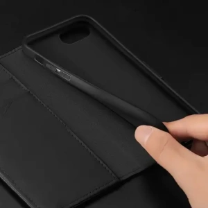 Etui z klapką Dux Ducis Hivo do Apple iPhone 16e czarne