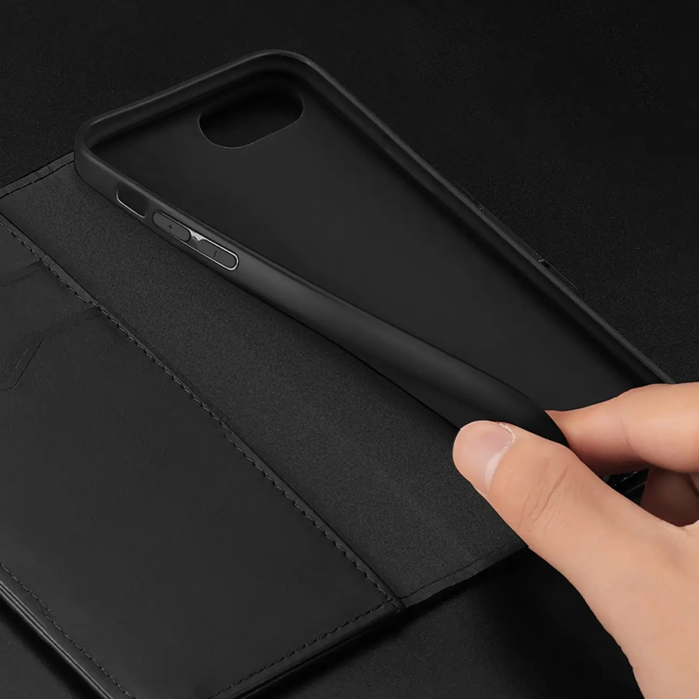 Etui z klapką Dux Ducis Hivo do Apple iPhone 16e czarne