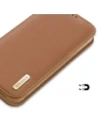 Etui z klapką Dux Ducis Hivo do Apple iPhone 16e brązowe