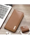 Etui z klapką Dux Ducis Hivo do Apple iPhone 16e brązowe