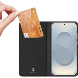 Etui z klapką Dux Ducis Skin Pro do Samsung Galaxy S25 Edge czarne