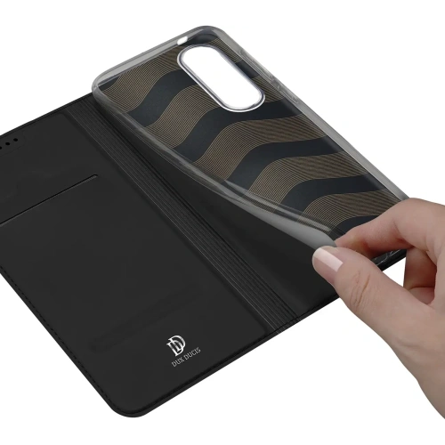 Etui z klapką Dux Ducis Skin Pro do Samsung Galaxy S25 Edge czarne