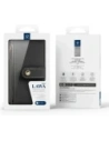 Etui z klapką Dux Ducis Lawa do Apple iPhone 16e z odłączanym portfelem magnetycznym czarne