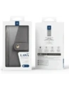 Etui z klapką Dux Ducis Lawa do Apple iPhone 16e z odłączanym portfelem magnetycznym szare