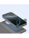 Etui z klapką Dux Ducis Lawa do Apple iPhone 16 Pro Max z odłączanym portfelem magnetycznym szare