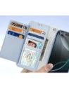Etui z klapką Dux Ducis Lawa do Apple iPhone 16 Pro Max z odłączanym portfelem magnetycznym błękitne