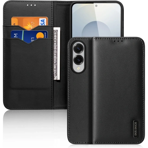Etui z klapką Dux Ducis Hivo do Samsung Galaxy S25 Edge czarne