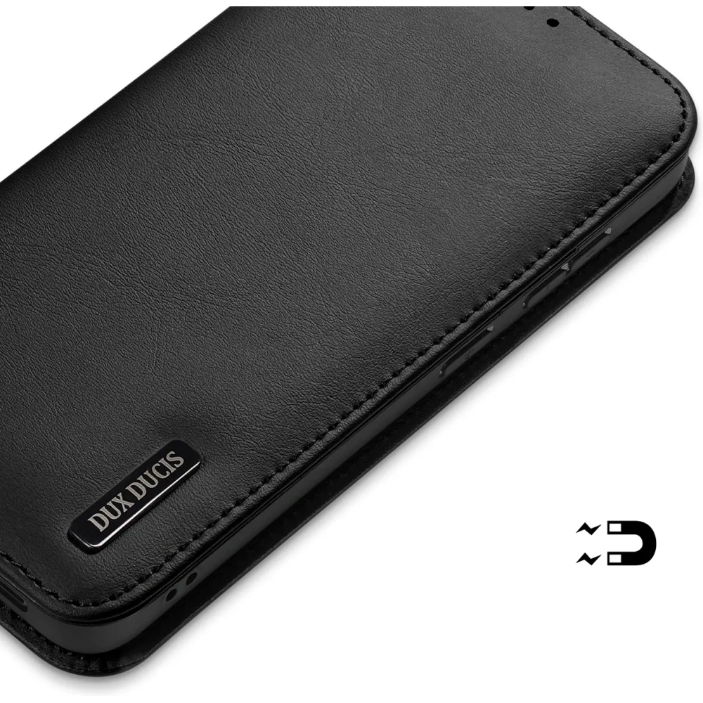 Etui z klapką Dux Ducis Hivo do Samsung Galaxy S25 Edge czarne