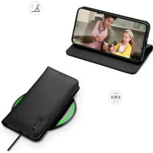 Etui z klapką Dux Ducis Hivo do Samsung Galaxy S25 Edge czarne