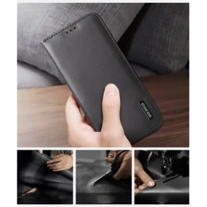Etui z klapką Dux Ducis Hivo do Samsung Galaxy S25 Edge czarne