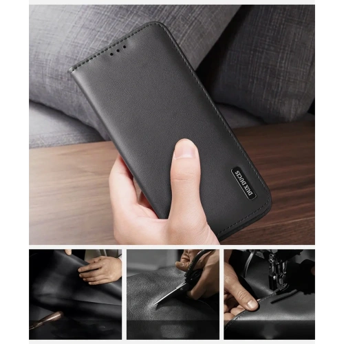 Etui z klapką Dux Ducis Hivo do Samsung Galaxy S25 Edge czarne