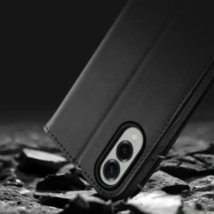 Etui z klapką Dux Ducis Hivo do Samsung Galaxy S25 Edge czarne