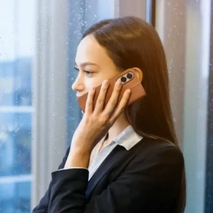 Etui z klapką Dux Ducis Hivo do Samsung Galaxy S25 Edge brązowe