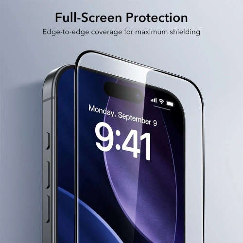 Szkło hartowane ESR Ultrafit Tempered Glass do Apple iPhone 17 Pro Clear [2 PACK]