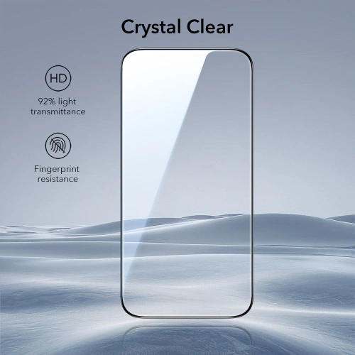 Szkło hartowane ESR Ultrafit Tempered Glass do Apple iPhone 17 Pro Clear [2 PACK]