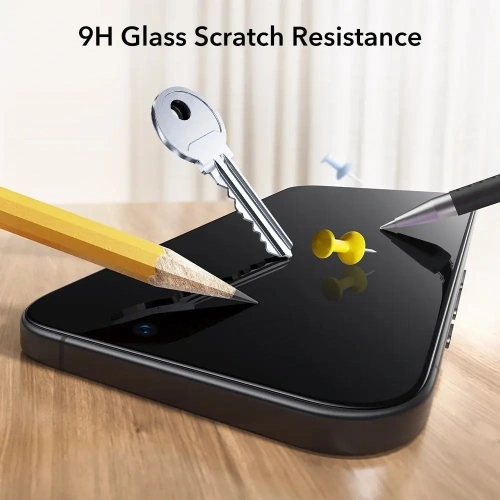 Szkło hartowane ESR Ultrafit Tempered Glass do Apple iPhone 17 Pro Clear [2 PACK]