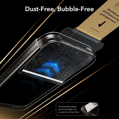 Szkło hartowane ESR Ultrafit Armorite Pro Tempered Glass Accessory Glass by Corning do Apple iPhone 16 Pro / 17 Clear