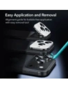 Osłona na aparat ESR Armorite Camera Protector do Apple iPhone 14 Pro / 14 Pro Max / 15 Pro / 15 Pro Max / 16 Pro / 16 Pro Max / 17 Pro / 17 Pro Max Black