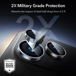 Osłona na aparat ESR Armorite Camera Protector do Apple iPhone 14 Pro / 14 Pro Max / 15 Pro / 15 Pro Max / 16 Pro / 16 Pro Max / 17 Pro / 17 Pro Max Clear