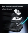Osłona na aparat ESR Armorite Camera Protector do Apple iPhone 14 Pro / 14 Pro Max / 15 Pro / 15 Pro Max / 16 Pro / 16 Pro Max / 17 Pro / 17 Pro Max Clear