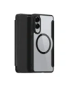 Etui z klapką Dux Ducis Skin X Pro z MagSafe na Samsung Galaxy S25 Edge czarne