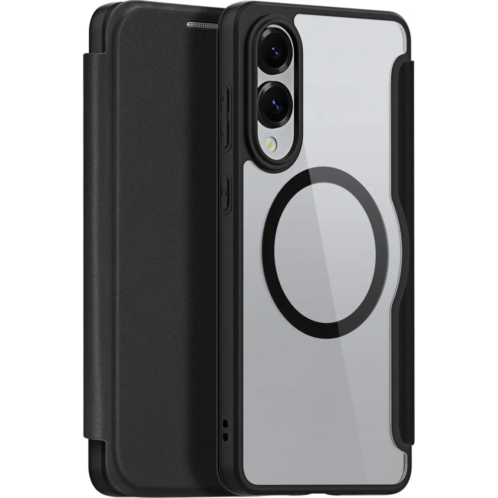 Etui z klapką Dux Ducis Skin X Pro z MagSafe na Samsung Galaxy S25 Edge czarne