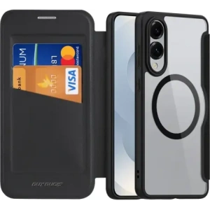 Etui z klapką Dux Ducis Skin X Pro z MagSafe na Samsung Galaxy S25 Edge czarne